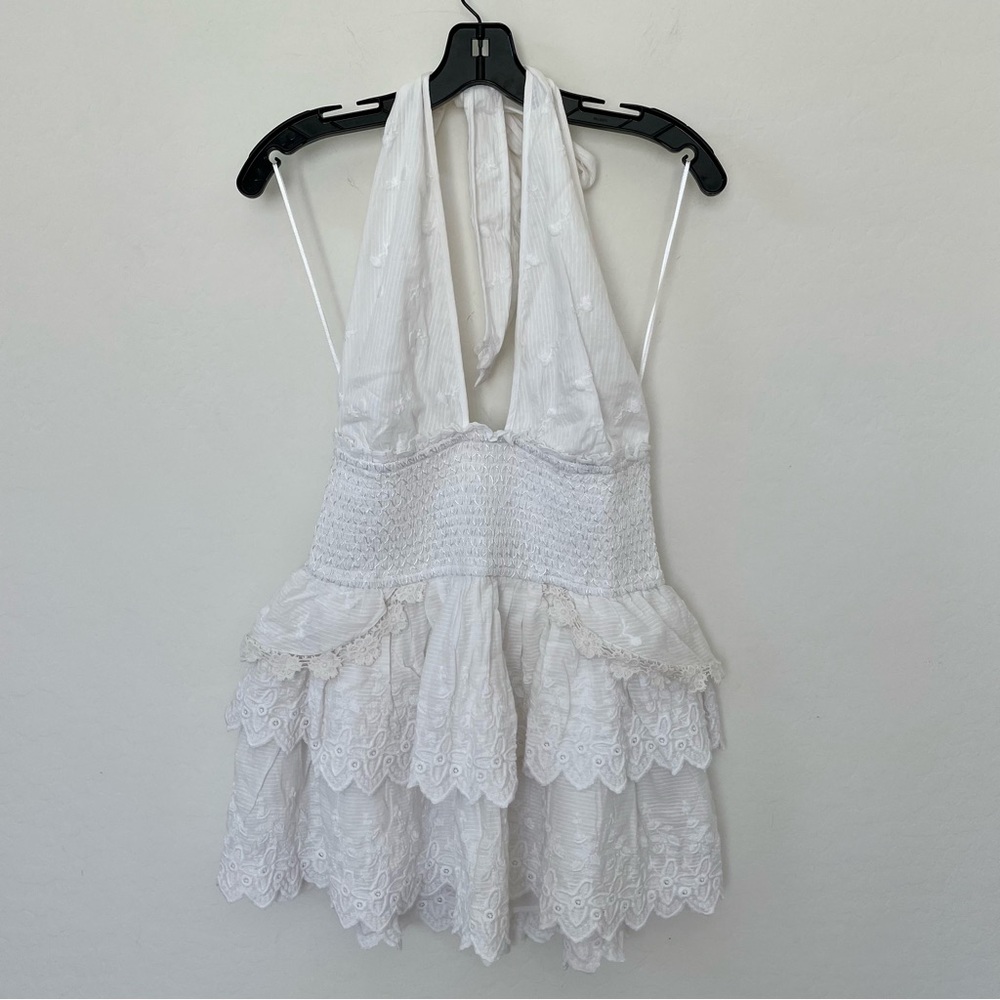 LOVESHACKFANCY ICONIC HALTER DRESS - Picture 4 of 6